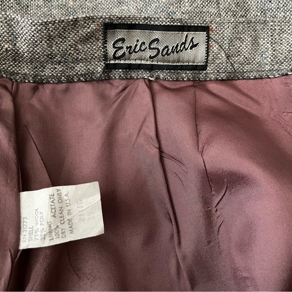 Vintage Gray Midi Skirt - Picture 5 of 7